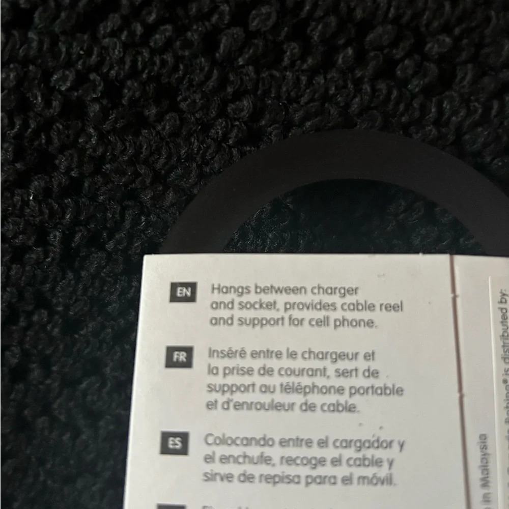 bobi Black Folding Phone Holder